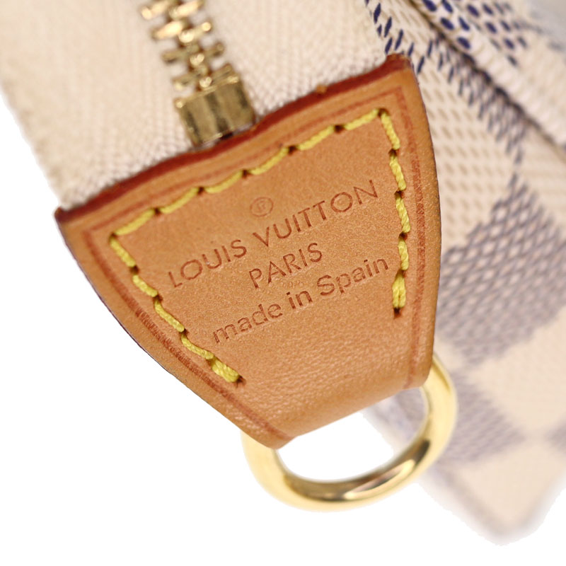 ルイヴィトン 　ダミエ　ポシェット アクセソワール アクセサリーポーチ ヴィンテージ・中古】ルイ・ヴィトン LOUIS VUITTON