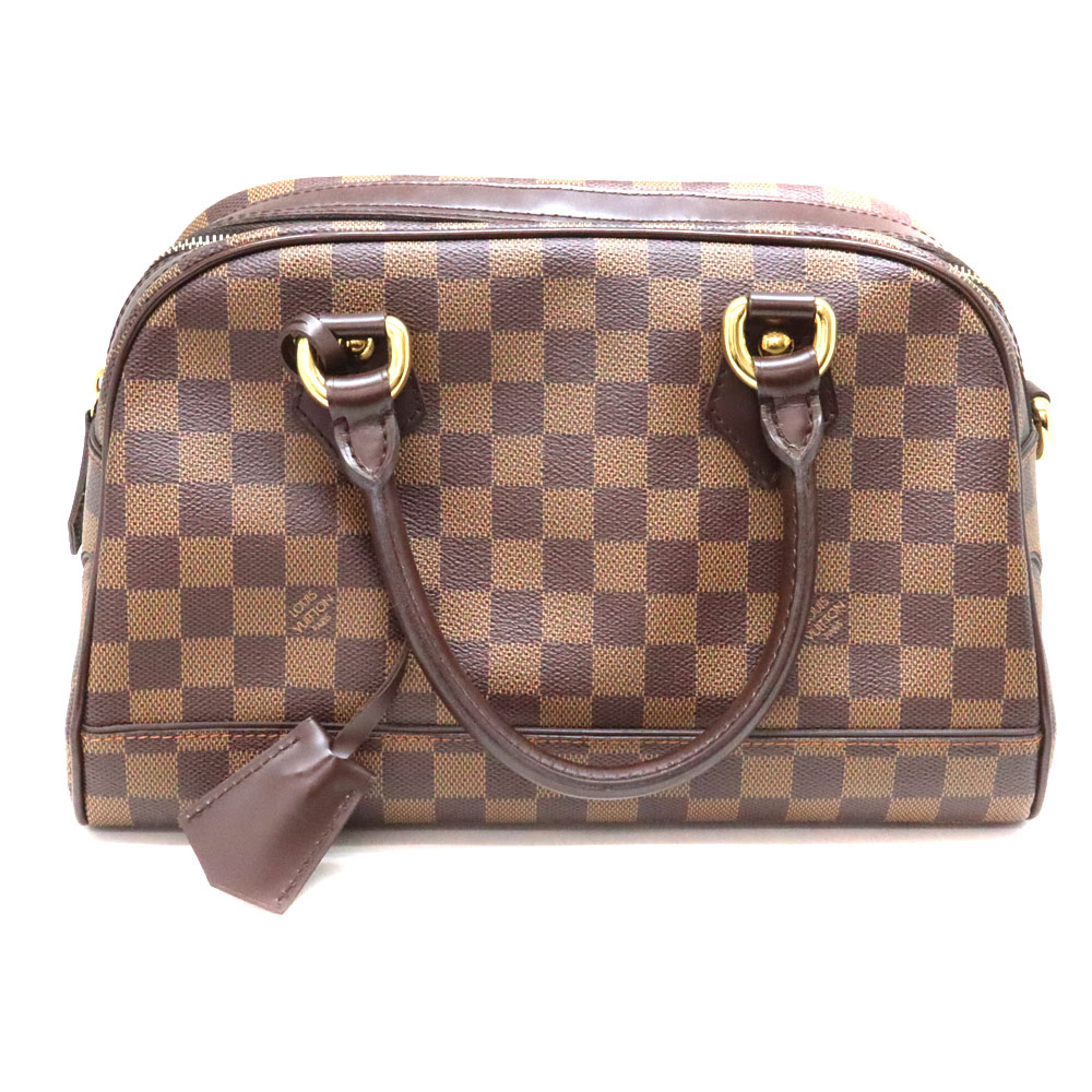 ルイヴィトン Louisvuitton N60008 ドゥオモ ハンドバッグ ダミエ ブラウン 鞄 レディース 【中古】