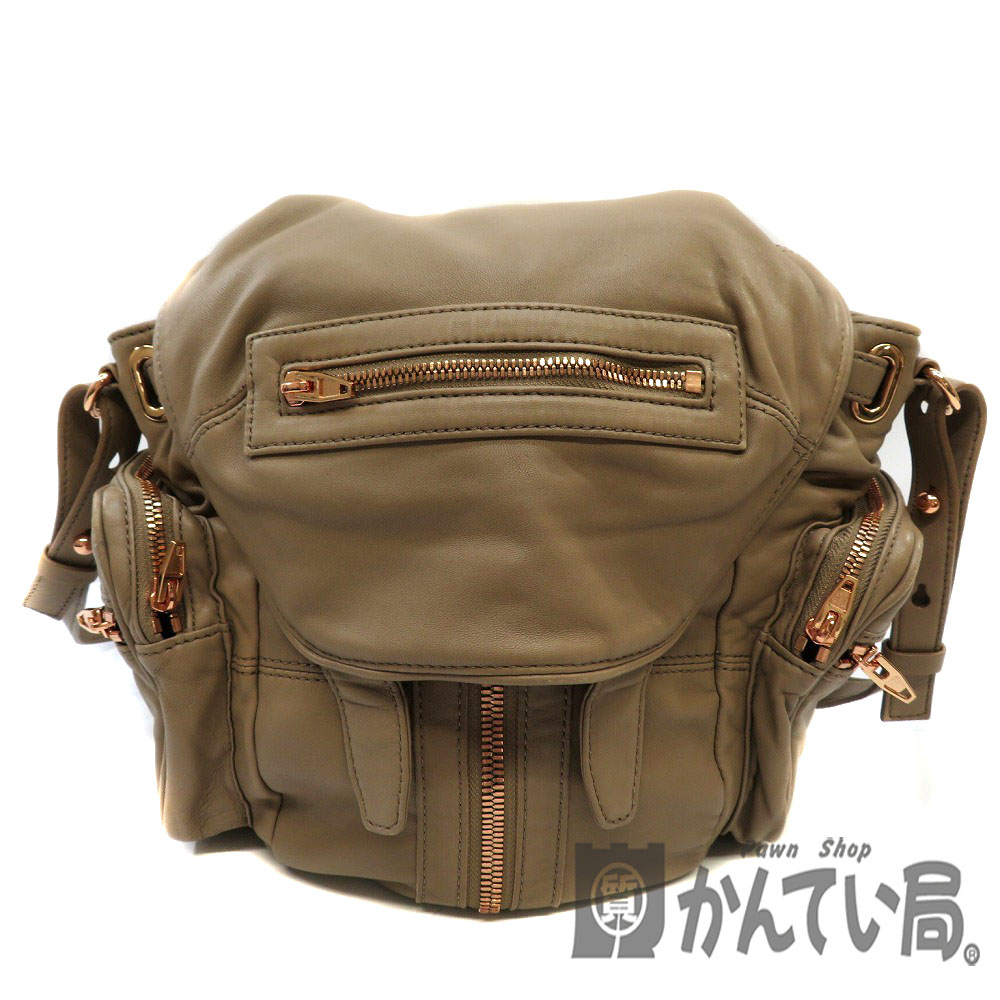 ALEXANDER WANG レザーリュック　 バックパック　ショルダー紐付き Alexander Wang(アレキサンダーワン) バックパック・リュック