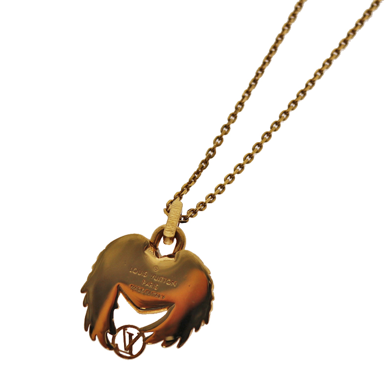 LOUISVUITTON ルイヴィトン コリエクールエンジェルラブ ネックレス