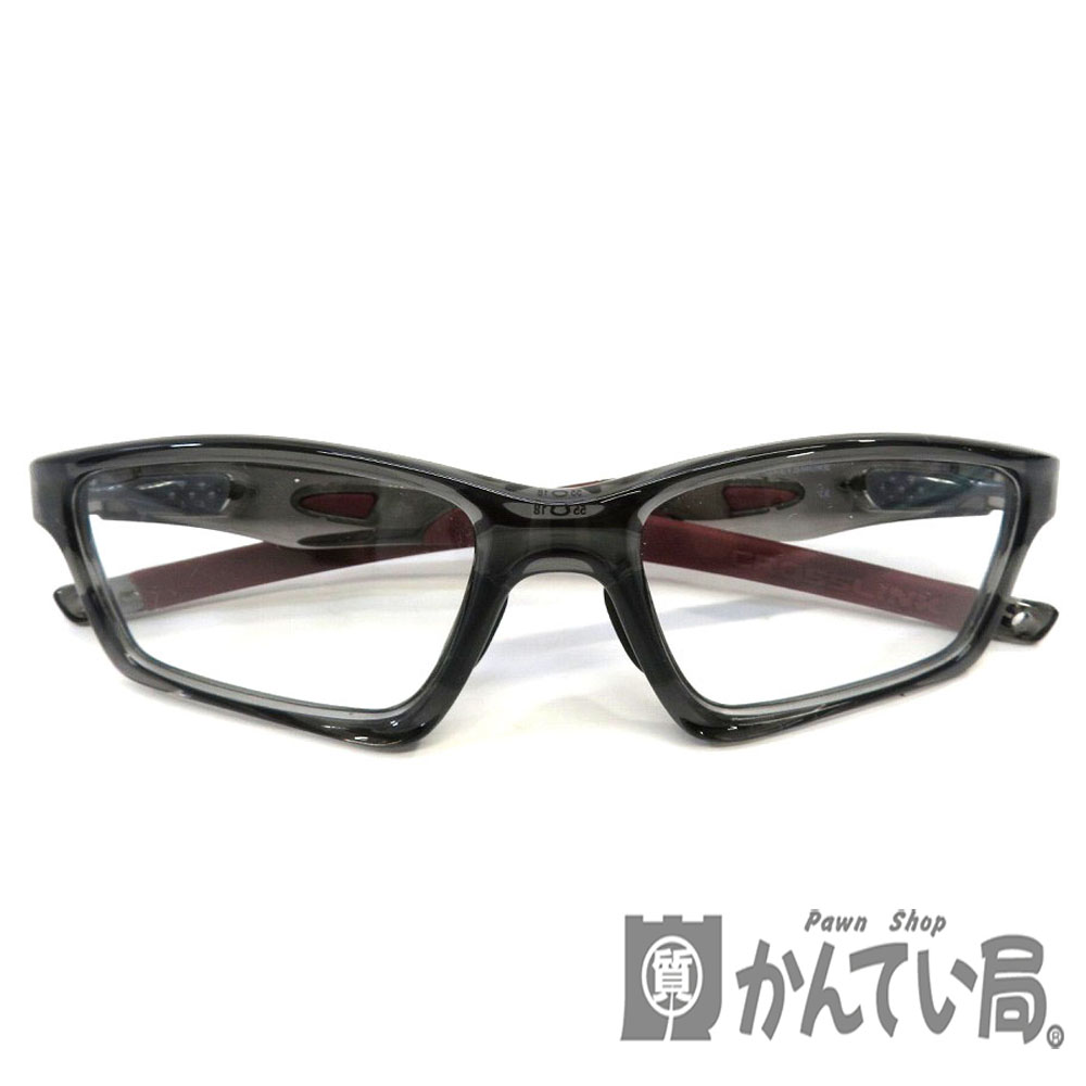 質屋かんてい局オンラインショップ Oakley オークリー Ox8033 0655 メガネフレーム グレー メンズ 中古 Used 6 質屋 かんてい局細畑店 H