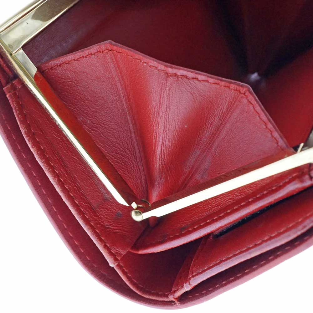 ルイヴィトン　ヴェルニ　財布　ヴィエノワ　がま口　ポムダムール　赤　M93527 ルイヴィトン ヴェルニ 財布 ヴィエノワ がま口 ポムダムール 赤
