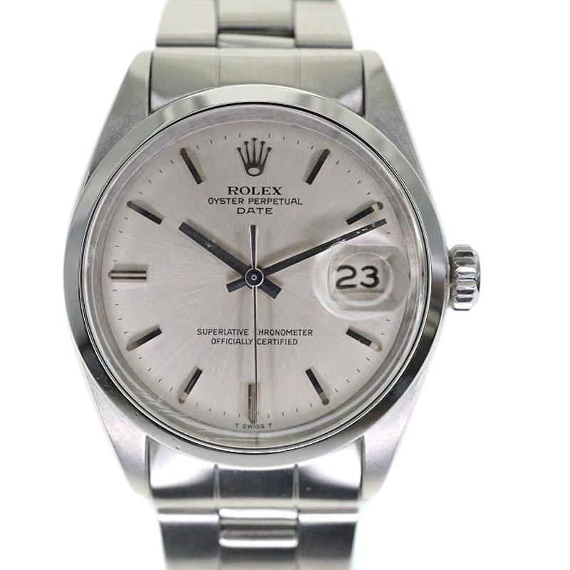 ロレックス Rolex 1500 オイスターパーペチュアルデイト シルバー 【中古】