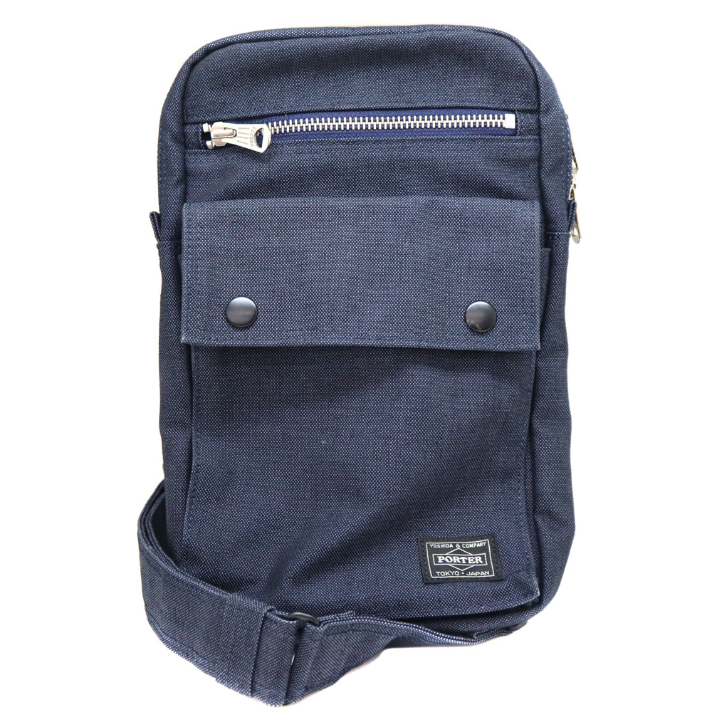 PORTER SMOKY スリングバッグ ネイビー 美品 ポーター スモーキー
