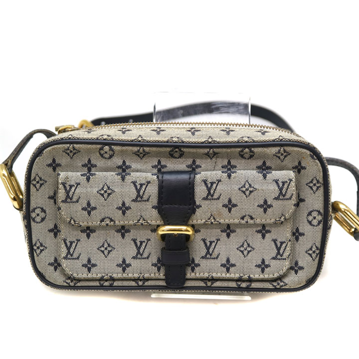 LOUIS VUITTON【ルイヴィトン】　M92217　ジュリエット　ショルダーバッグ　鞄　レディース　モノグラムミニ　ブルー　ネイビー系　LV　USED-6【中古】A21-6769　質屋　かんてい局茜部店