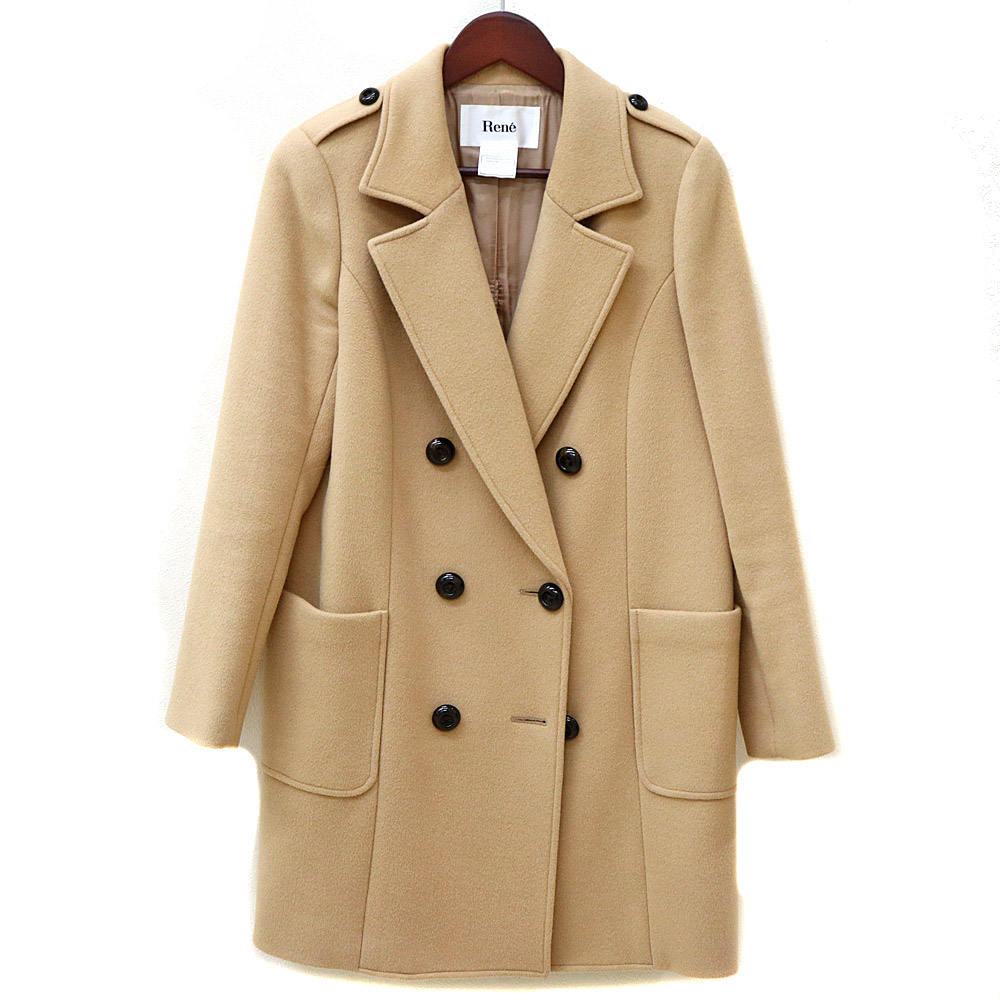 Rene ルネ　コート Rene ルネ プリンセスライン コート ミンクフード付