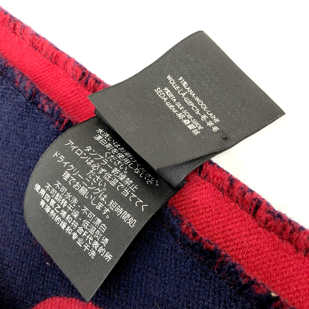 ◇グッチ◇495592/ウール×シルク/マフラー/ブランド GUCCI グッチ 495592 GGジャカード ウールシルク スカーフ マフラー