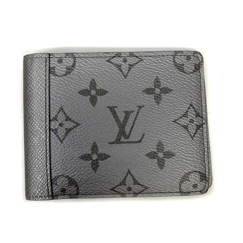 LOUIS VUITTON 【ルイヴィトン】 M30843 ポルトフォイユ・ミュルティプル 2つ折り財布 コンパクト ウォレット モノグラム  タイガラマ シルバー系 グレー系 レディース メンズ 【中古】 未使用品 質屋 かんてい局細畑店 h2206249