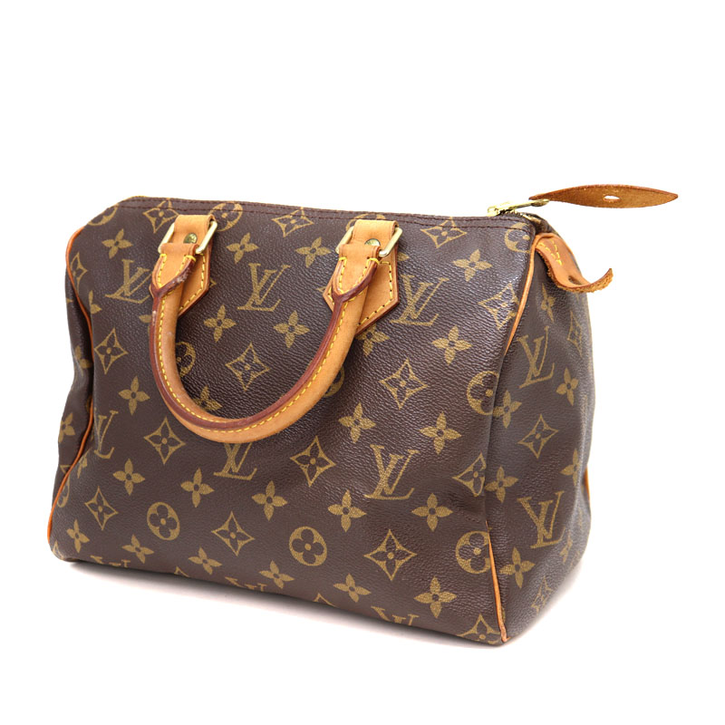 質屋かんてい局オンラインショップ / LOUIS VUITTON【ルイヴィトン】 M41528 スピーディ25 モノグラムキャンバス  ブラウン系/茶色系 ハンドバッグ 鞄 ブランド LV レディース【中古】USED-6 質屋 かんてい局茜部店 A22-7748