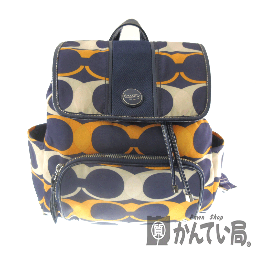 【極美品】COACHコーチリュック バックパック ナイロン F23909