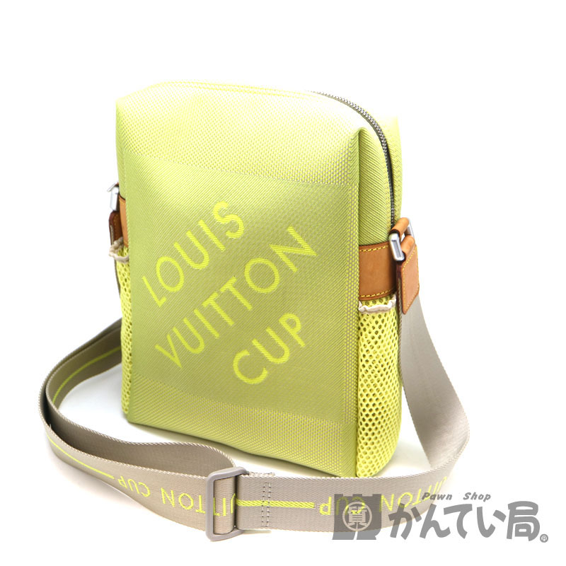 LOUIS VUITTON【ルイヴィトン】M80636　ウェザリー　ダミエ・ジェアン　ショルダーバッグ　イエロー系　USED-6【中古】質屋　 かんてい局茜部店　A2006104