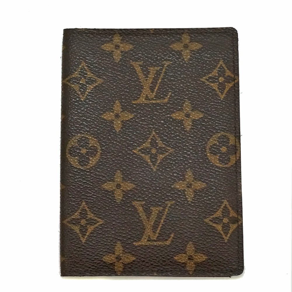 LOUIS VUITTON【ルイ ヴィトン】M60178 パスポートケース パスケース マルチケース 茶/ブラウン モノグラム メンズ　レディース　ユニセックス【中古】USED-6　質屋 かんてい局北名古屋店  n22-7072