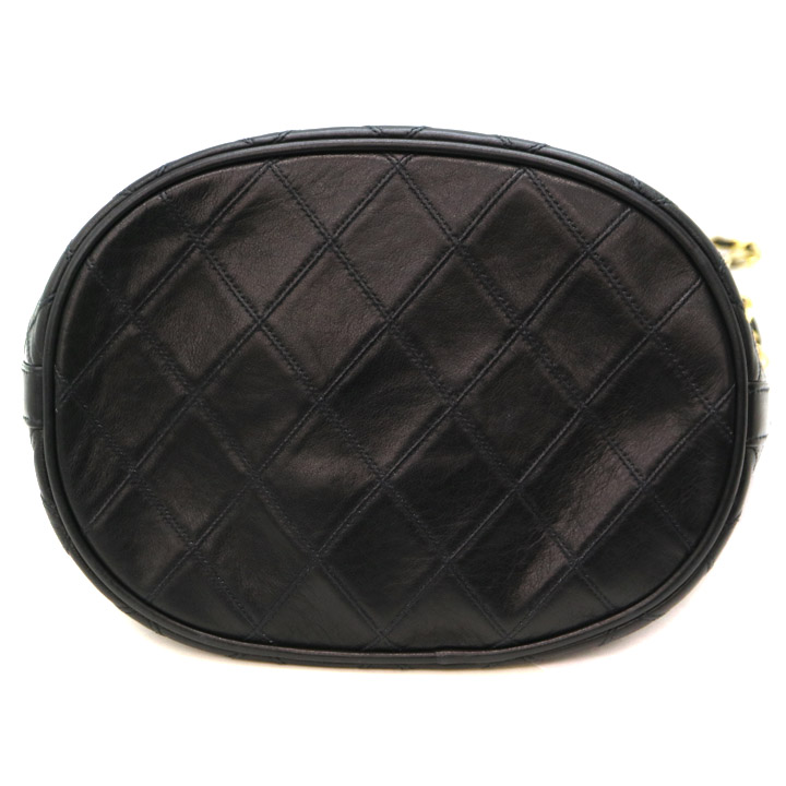 超美品★ヴィンテージ　CHANEL マトラッセ★巾着　チェーンショルダーバッグ OLD CHANEL マトラッセ巾着Wチェーンショルダー（赤） – Vintage Shop