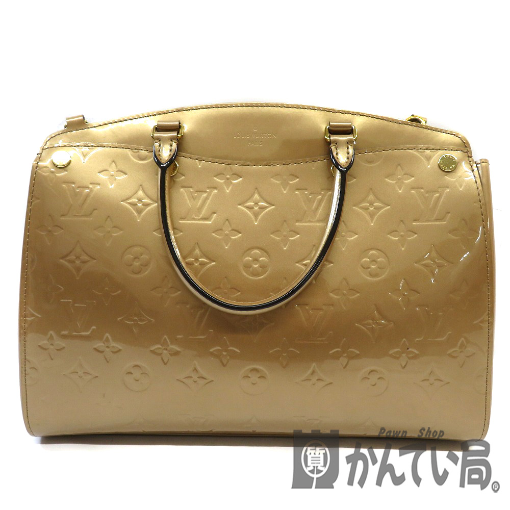 LOUISVUITTON【ルイヴィトン】M50658 ブレアMM モノグラム・ヴェルニ 2WAYバッグ ハンドバッグ ショルダーバッグ モルドレ  ベージュ 【中古】USED-7 質屋 かんてい局細畑店 h2005318