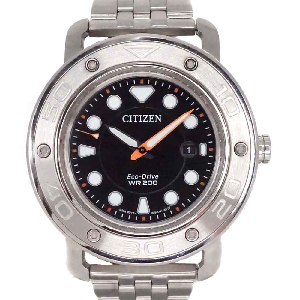 質屋かんてい局オンラインショップ / 【値下げ】CITIZEN【シチズン】 AW1530-65E J810-S105901 エコドライブ メンズ SS  ステンレススチール 腕時計 【中古】 USED-7 質屋かんてい局細畑店 h2206487