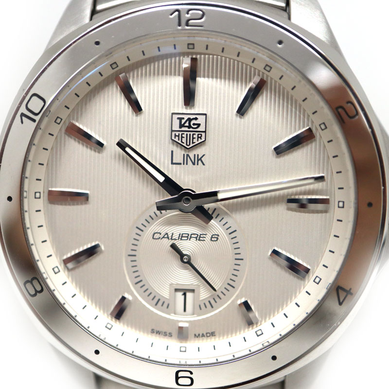 タグホイヤー リンク キャリバー6 WAT2110.BA0950 自動巻き 腕時計 SS  