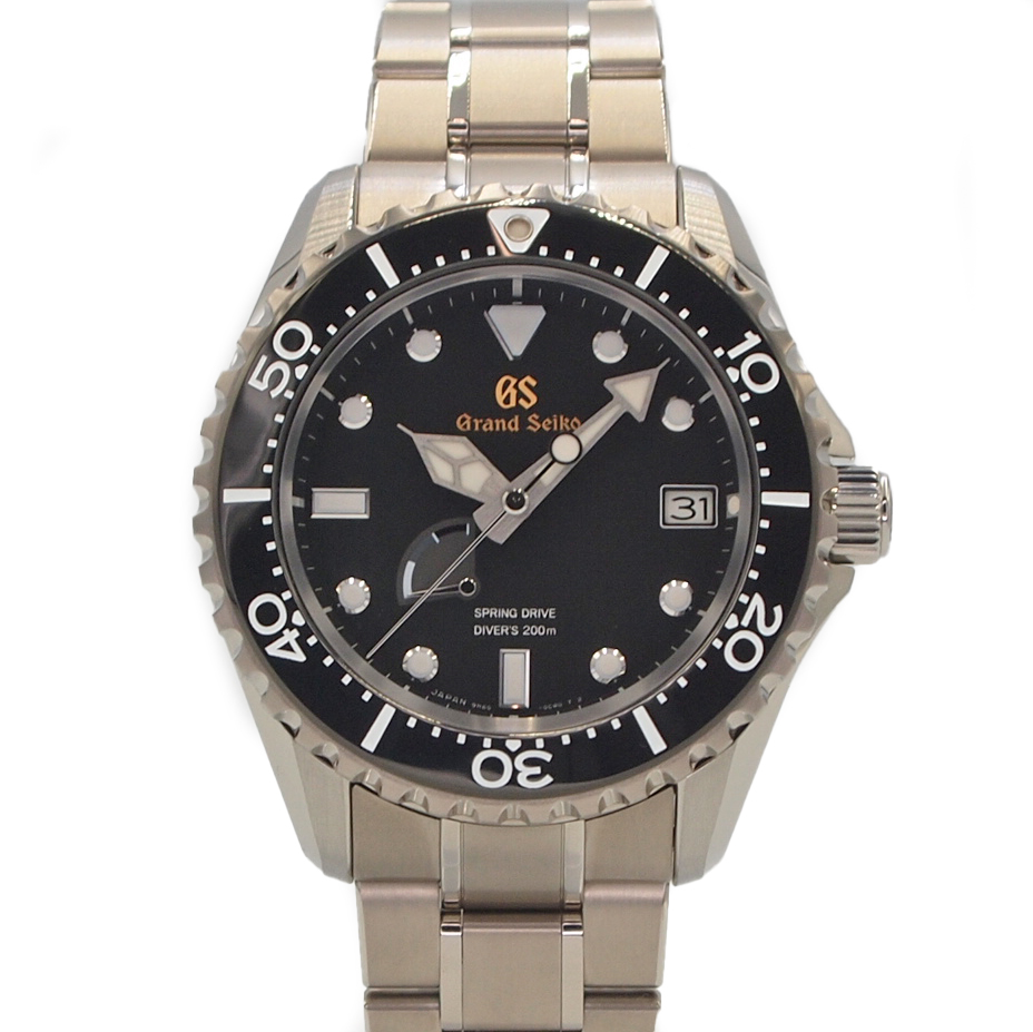 グランドセイコー GRAND SEIKO SBGA463 スポーツコレクション ブラック 【中古】