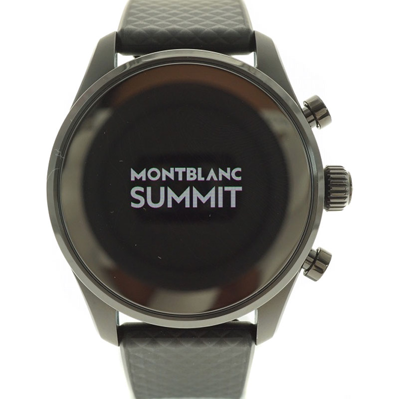 モンブラン Montblanc 129267 SUMMIT3 スマートウォッチ ブラック 【中古】