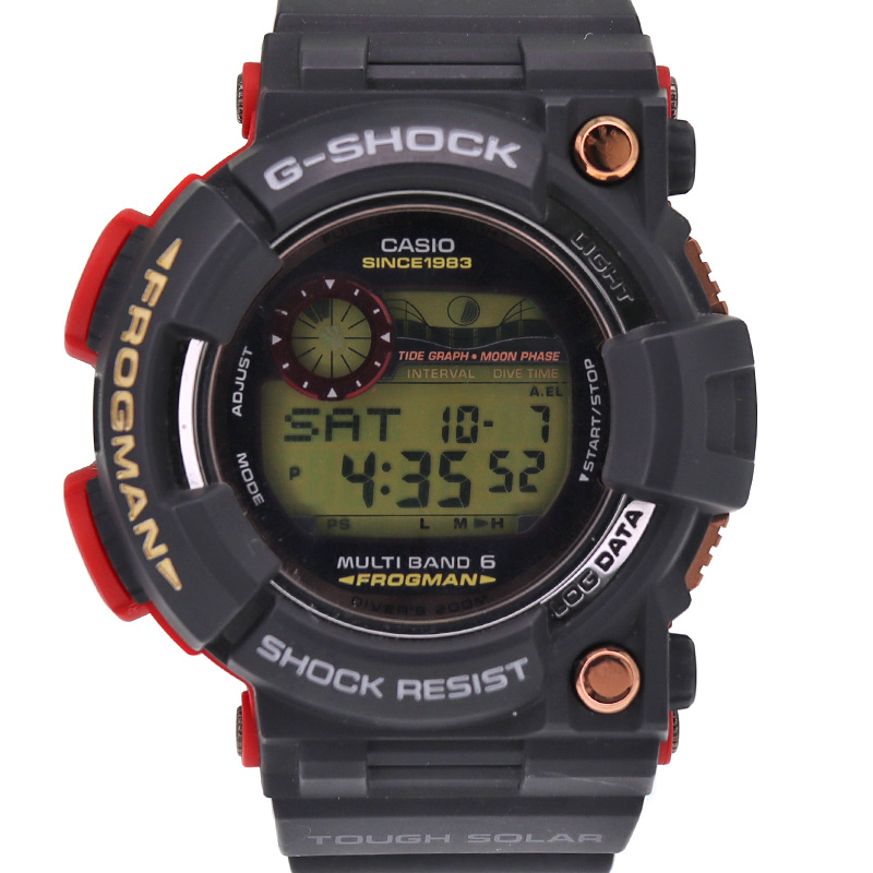 カシオ Casio GWF-1035F-1JR G-SHOCK フロッグマン MASTER OF G - SEA【中古】35周年記念限定モデル  マグマオーシャン