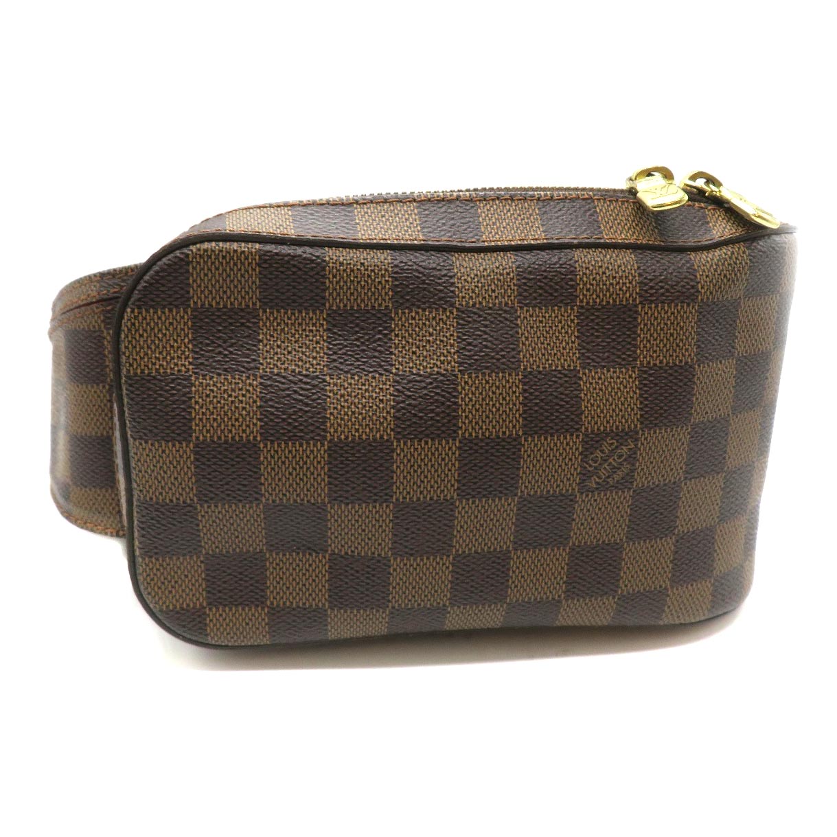 【美品】LOUIS VUITTON ジェロニモス ダミエ エベヌ ウエストポーチ 質屋かんてい局オンラインショップ / 細畑店 ルイヴィトン Louis