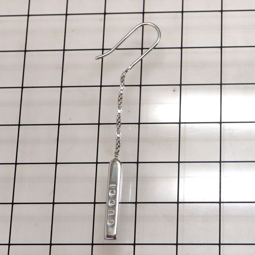 グッチ K18WG 18金 ラリアット ピアス GUCCI グッチ ラリアット ピアス