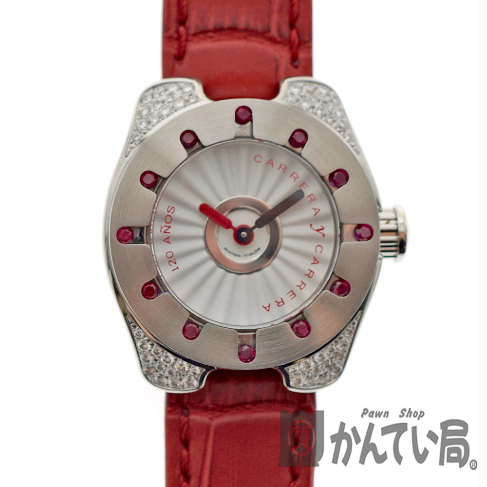 【美品】カレラ.イ.カレラ　アバロン腕時計専用ケースギャランティー保証カード付き