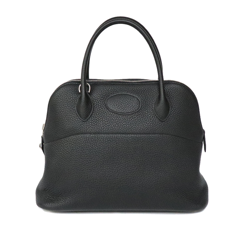 HERMES 【エルメス】 ボリード31 ハンドバッグ ショルダーバッグ 2way 推定:トリヨンクレマンス レザー Y刻印 2020年 ブラック系 シルバー金具 レディース【中古】USED-8 質屋 かんてい局 小牧店 c22-5823