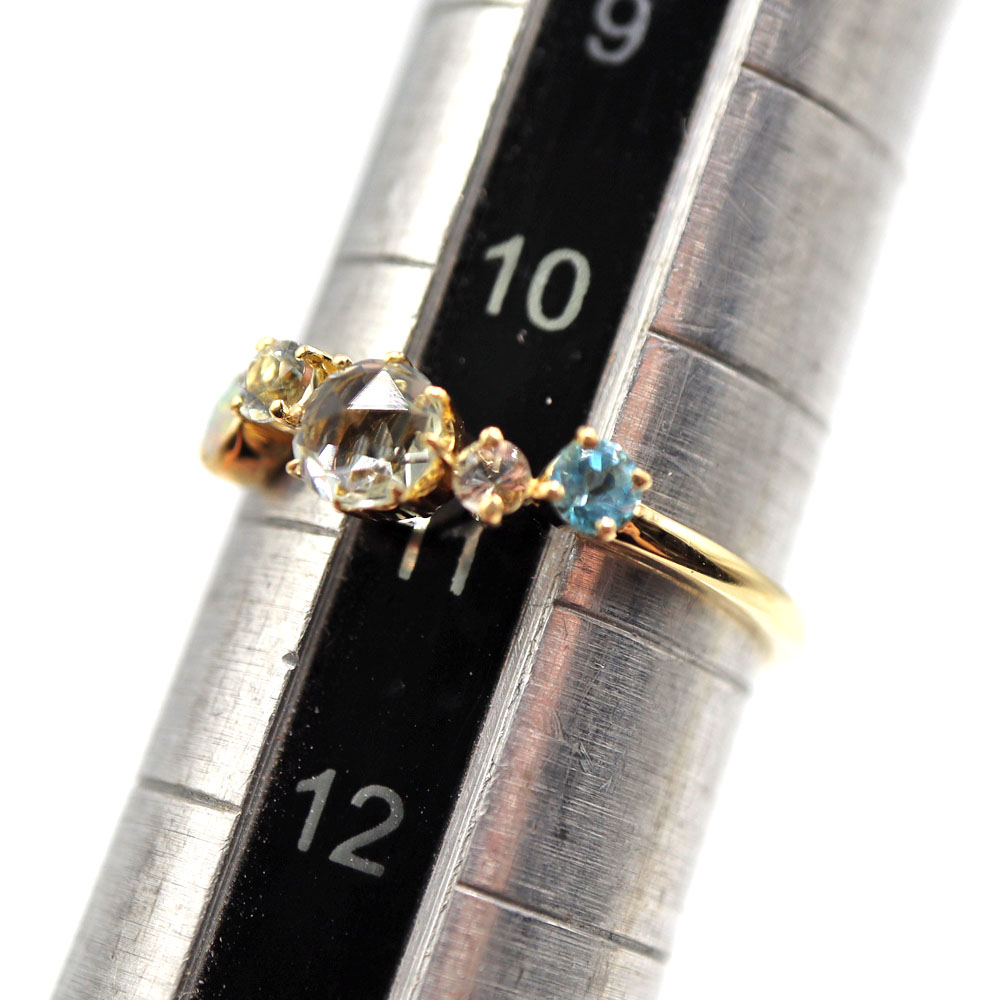 RI439★高級 マルチストーン約1.9ct K18WG ヘッド 鑑 RI439☆高級 マルチストーン約1.9ct K18WG ヘッド 鑑 - メルカリ