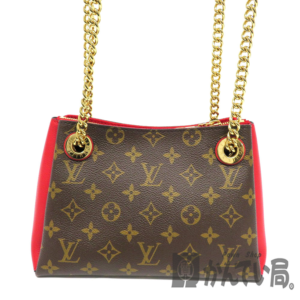 質屋かんてい局オンラインショップ / LOUISVUITTON【ルイヴィトン】M43776 スレンヌBB モノグラム レッドレザー ショルダーバッグ  美品【中古】USED【8】質屋 かんてい局細畑店 h2005707