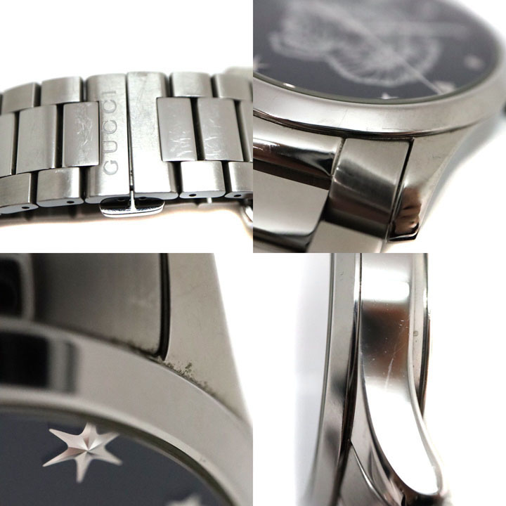GUCCI アナログ腕時計 126.3 スイス製 ジャンク GUCCI アナログ腕時計
