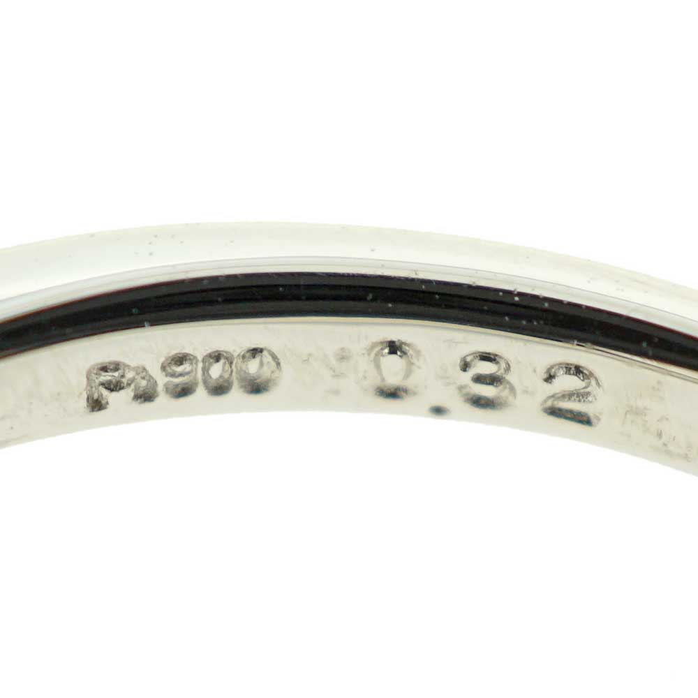 美品 Pt900 プラチナ リング 指輪 ルビー 0.625ct ダイヤ 0