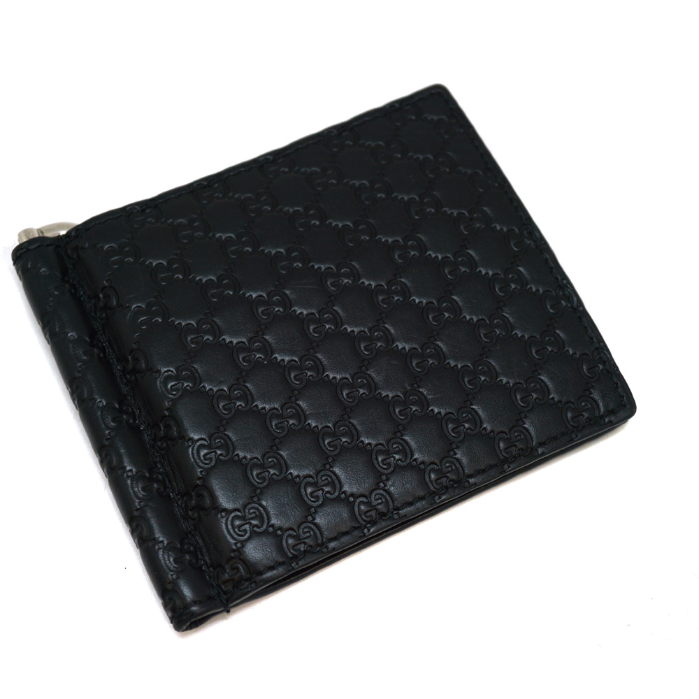 【GUCCI】グッチマネークリップ グッチ マネークリップ マイクログッチシマレザー 544478 表記無し