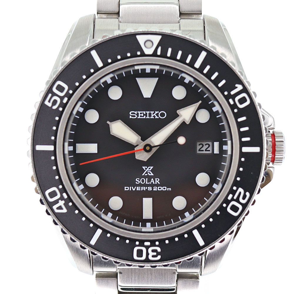 SEIKO【セイコー】 SBDJ051 V157-0DP0 プロスペックス ダイバースキューバ メンズ ソーラー 200m潜水用防水 ステンレス(SS) 腕時計 ダイバーズ 【中古】 USED-8 質屋 かんてい局小牧店 c22-5705