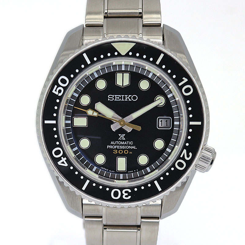 SEIKO【セイコー】SBDX023|8L35-00R0 プロスペックス マリーンマスター 自動巻き オートマ ダイバーズウォッチ ブラック SS(ステンレス) メンズ 腕時計【中古】USED-A 質屋 かんてい局茜部店 a22-7556