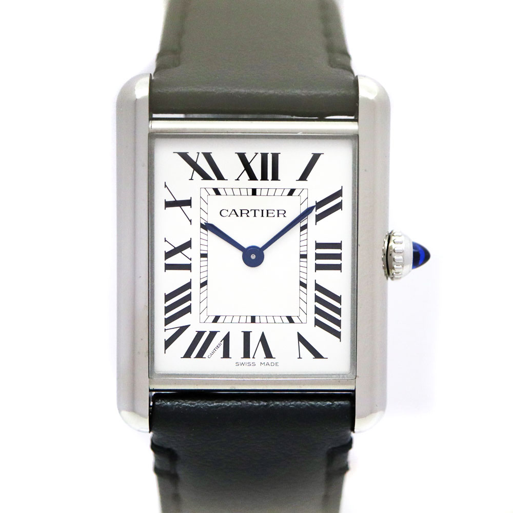 カルティエ Cartier  WSTA0059 タンクマストLM ソーラービート シルバー 【中古】