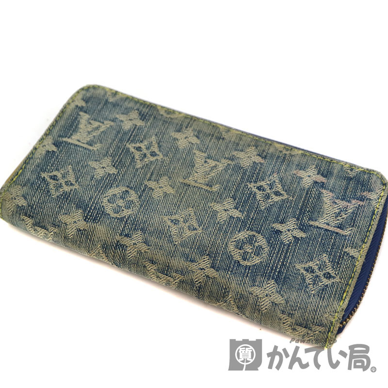 質屋かんてい局オンラインショップ / LOUIS VUITTON【ルイヴィトン】M95341 ジッピーウォレット 長財布 モノグラムデニム ブルー系  USED-6【中古】A2007229 質屋 かんてい局茜部店