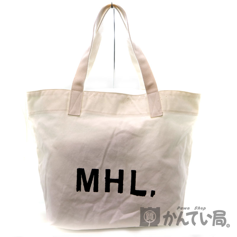 質屋かんてい局オンラインショップ Mhl エムエイチエル マーガレットハウエル トートバッグ キャンバス メンズ レディース 鞄 Used 6 中古 質屋 かんてい局茜部店