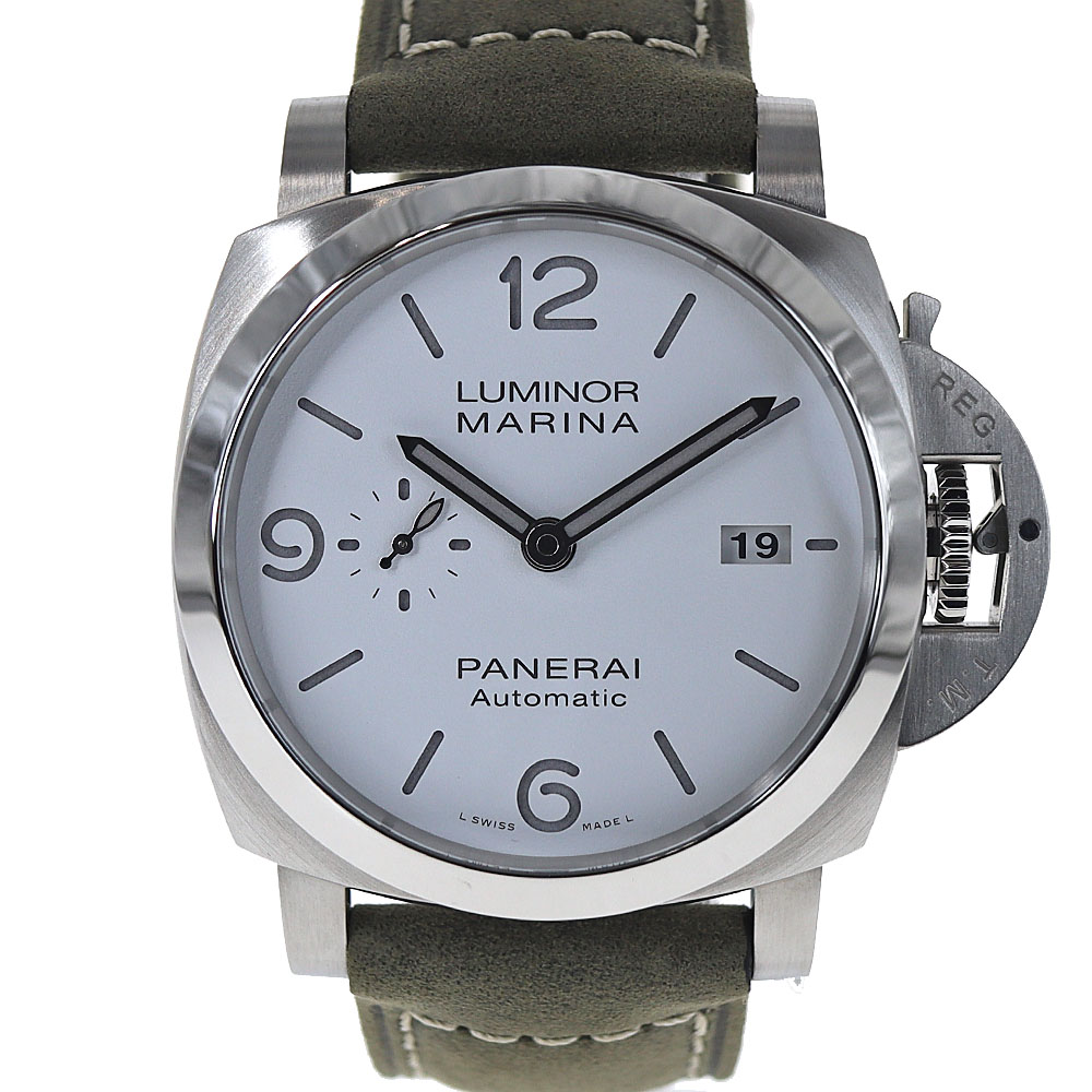 パネライ O.panerai  PAM01314 ルミノールマリーナ44mm ホワイト 【中古】