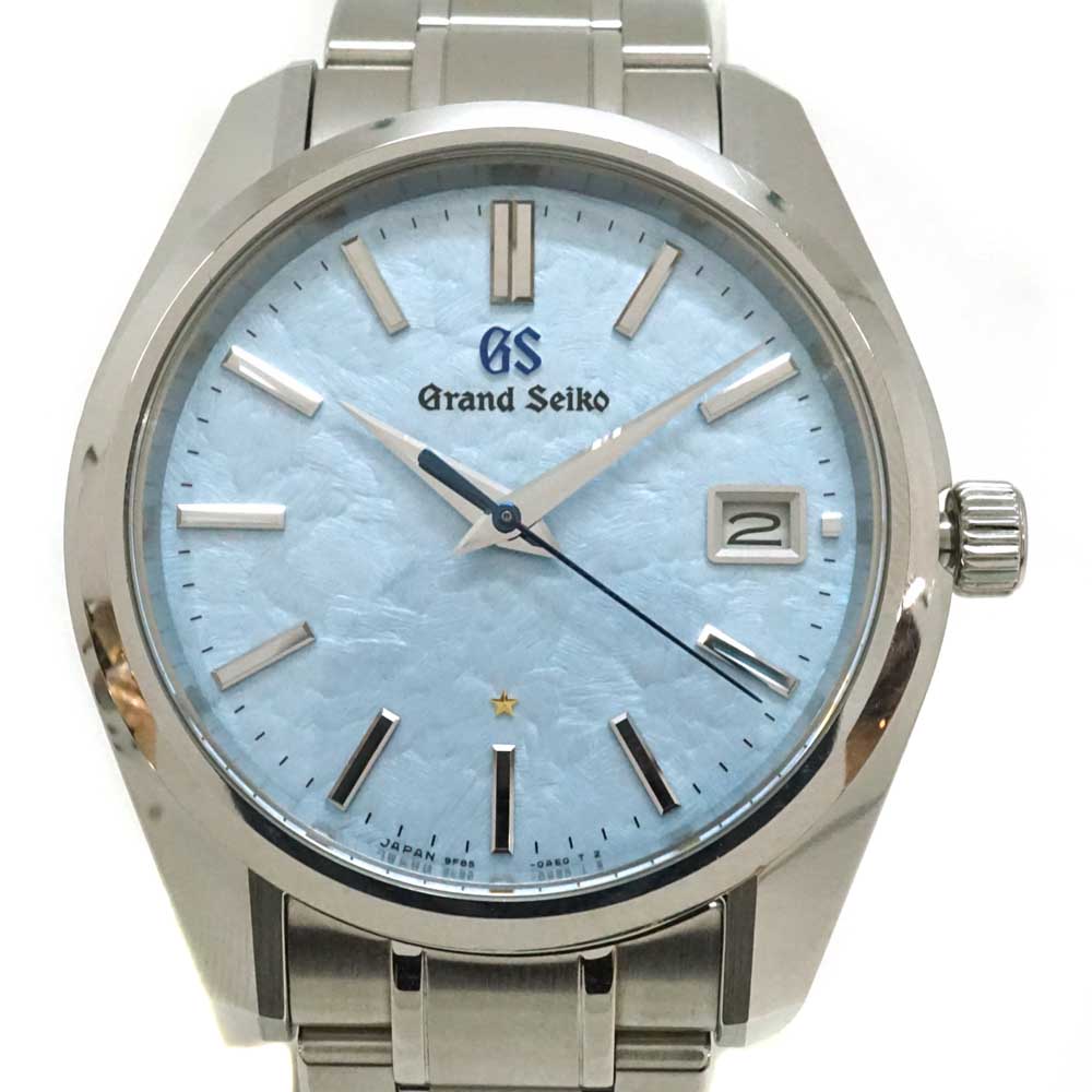 GRAND SEIKO【グランドセイコー】SBGP017(9F85-0AG0) 雲海 55周年記念モデル ヘリテージコレクション 電池式(クオーツ) SS(ステンレス) 水色文字盤 40mmノーメンテナンス メンズ 腕時計【中古】USED-8 質屋 かんてい局北名古屋店 n22-7816