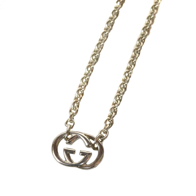 GUCCI グッチ インターロッキング ネックレス シルバー925 GUCCI グッチ ネックレス ペンダント メンズ レディース
