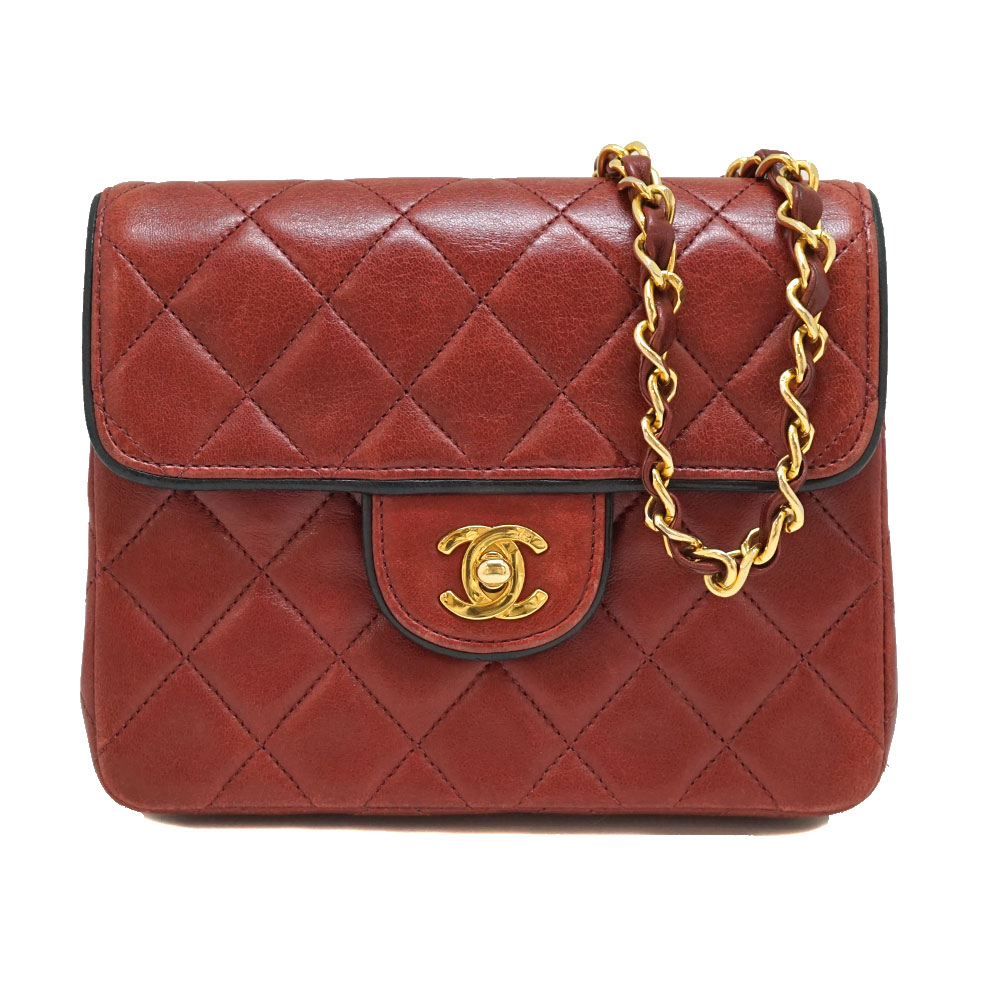 質屋かんてい局オンラインショップ / CHANEL【シャネル】チェーンショルダーバッグ マトラッセ チェーンバッグ ショルダーバッグ レッド