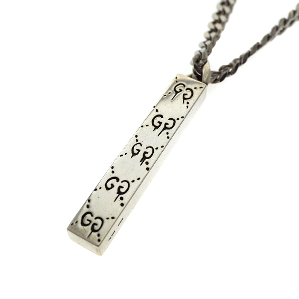 美品⭐️GUCCI ネックレス ゴーストシェイプ GG シルバー925 希少 美品⭐️GUCCI ネックレス ゴーストシェイプ GG シルバー925