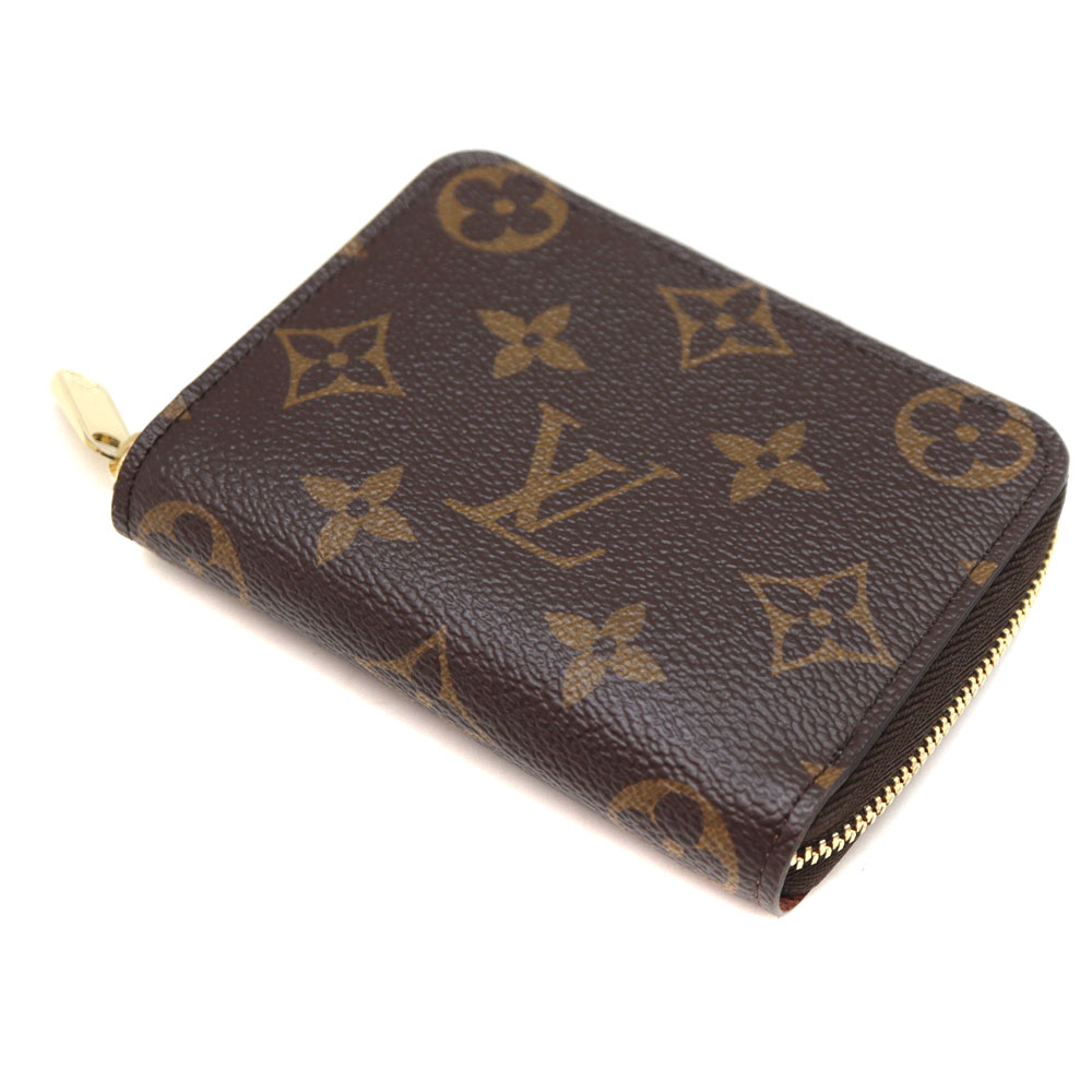 LOUIS VUITTON　【ルイ　ヴィトン】　M60067　ジッピーコインパース　モノグラムキャンバス　ブラウン系/茶色系　財布　PVC　レディース　メンズ　【中古】USED-8　質屋　かんてい局茜部店　A22-9540