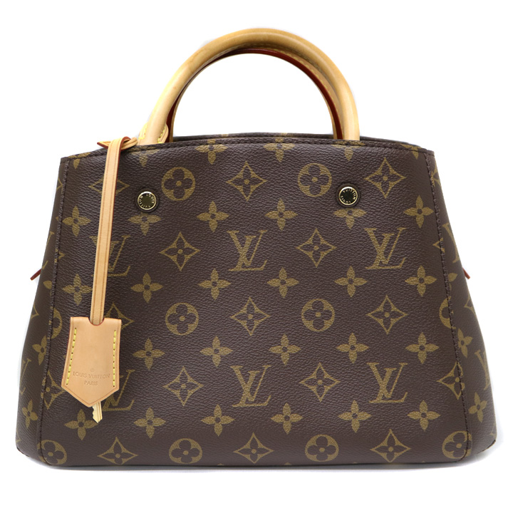 質屋かんてい局オンラインショップ / LOUIS VUITTON 【ルイ・ヴィトン】 M41055 モンテーニュBB カバン モノグラムキャンバス  ブラウン系 LV 2WAYバッグ ハンドバッグ ショルダーバッグ レディース USED-8【中古】 A21-6888 質屋 かんてい局茜部店