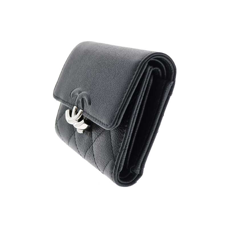 CHANEL スモールフラップウォレット 三つ折り財布 ミニ財布 楽天市場】シャネル 財布 三つ折り コンパクト スモール