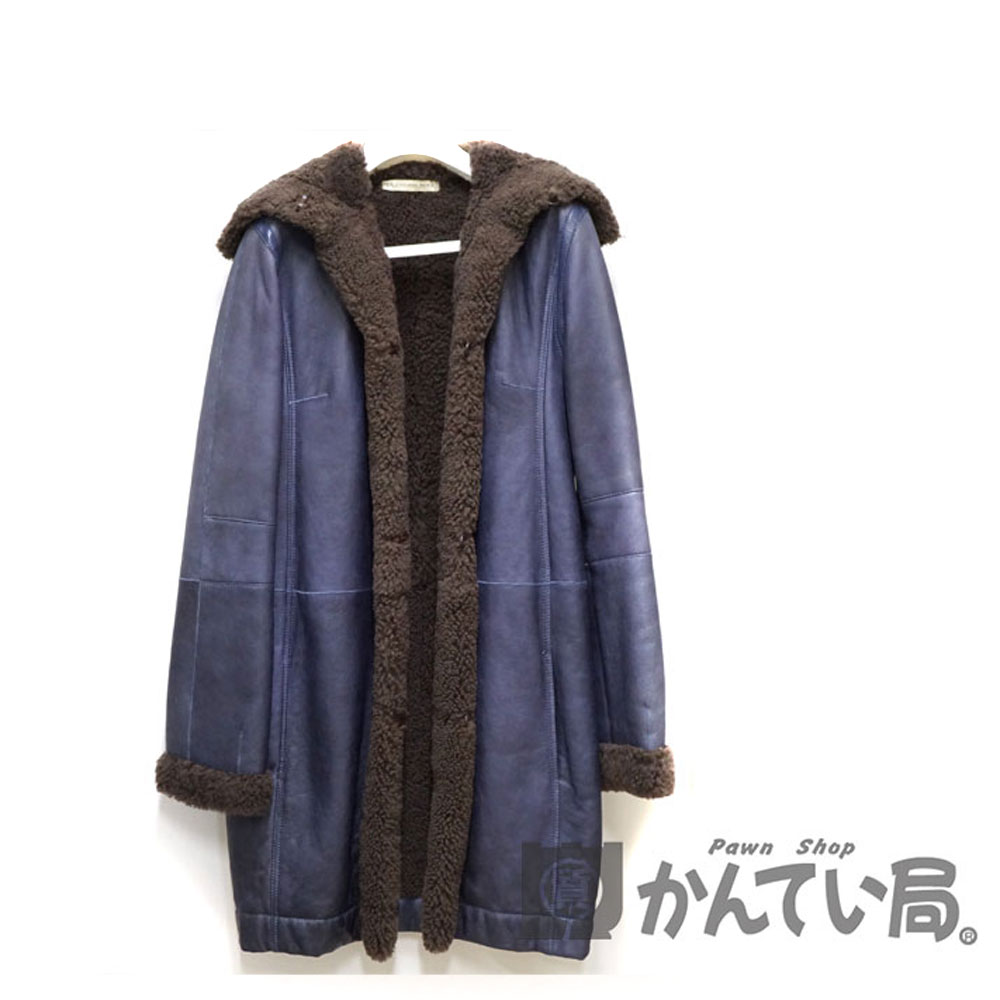 バレンシアガ BALENCIAGA ラムスキンコート ブラック ファッション アウター レザーコート【sa】【中古】 質屋かんてい局オンラインショップ ⁄ 北名古屋店 BALENCIAGA