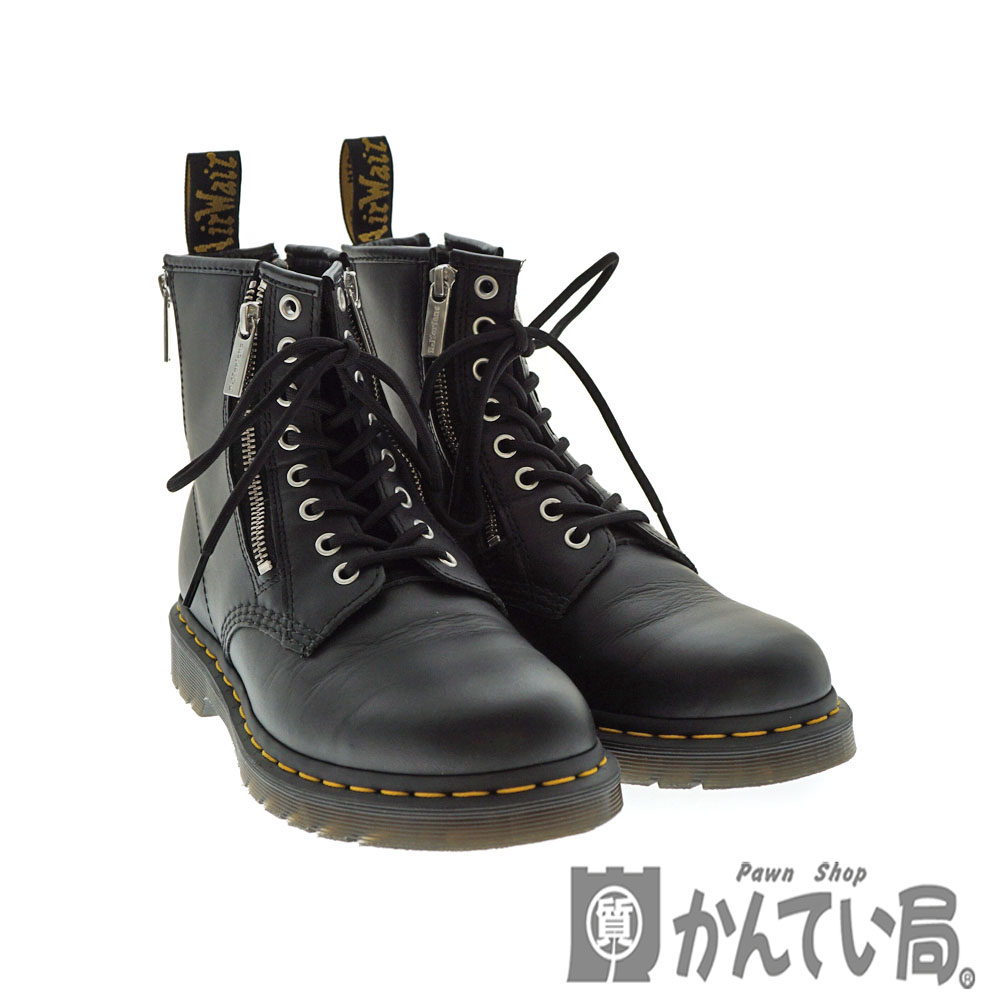 質屋かんてい局オンラインショップ Dr Martens ドクターマーチン 8ホールブーツ サイズ 25cm メンズ ブラック系 レザー ブーツ 靴 くつ 中古 Used 8 質屋かんてい局北名古屋店 N 6409