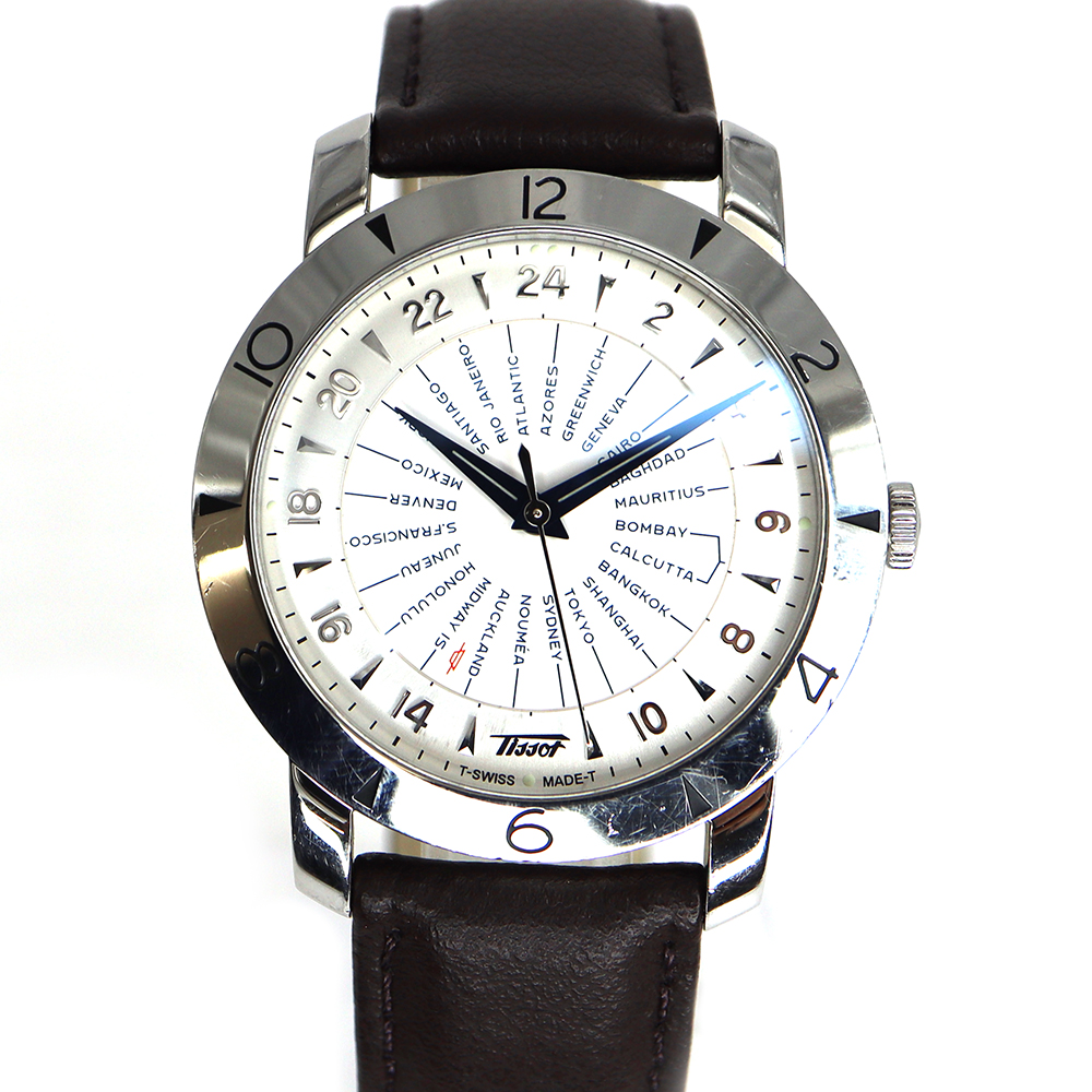 TISSOT ティソ 自動巻腕時計　T078.641.16.037.00A 美品 TISSOT HERITAGE NAVIGATOR AUTOMATIC 160TH ANNIVERSARY COSC