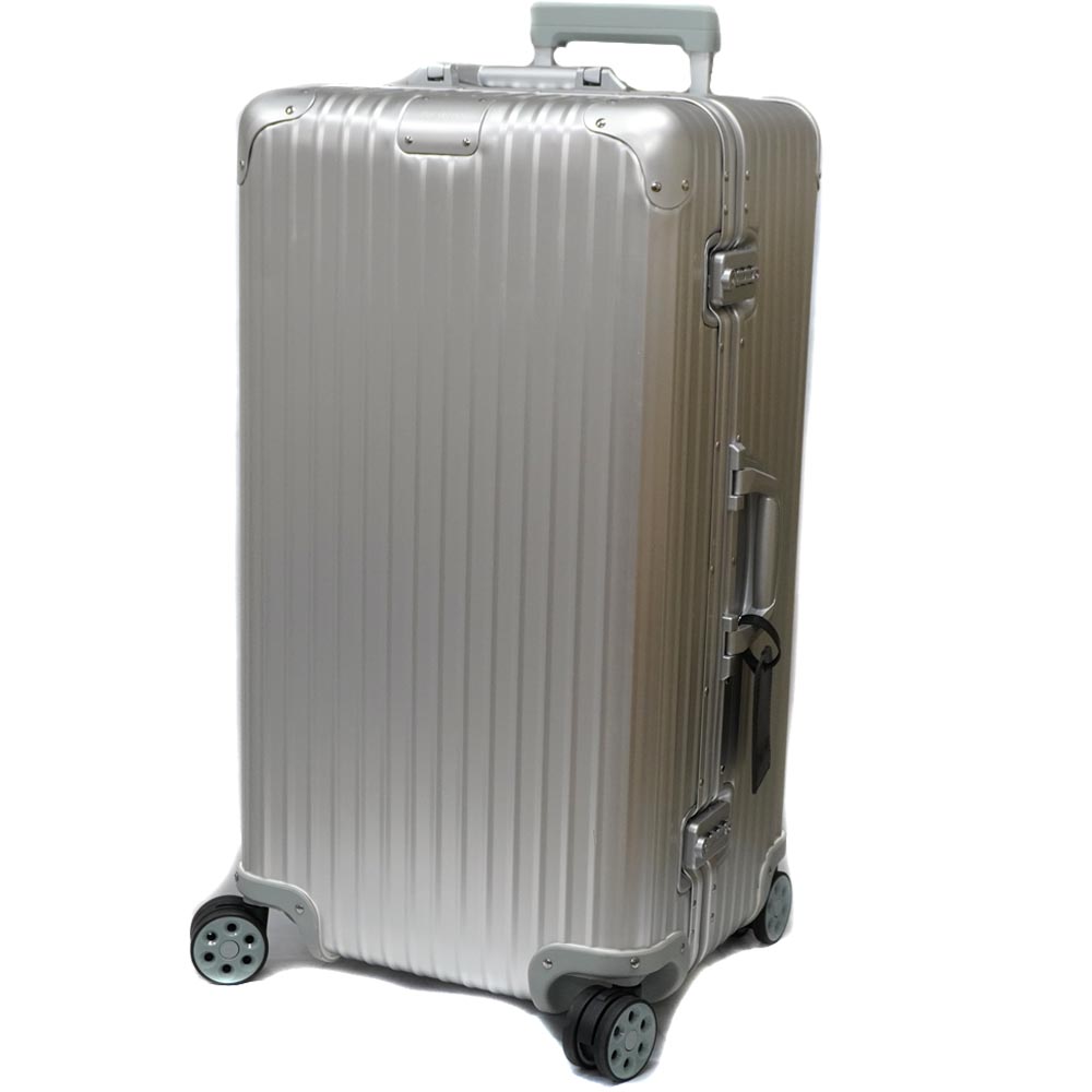 RIMOWA【リモワ】925730 キャリーケース  チェックイン L 86L 4輪 アルミニウム スーツケース トラベル 旅行用 大容量 シルバー 銀【中古】USED-6 質屋かんてい局北名古屋店 n22-8553