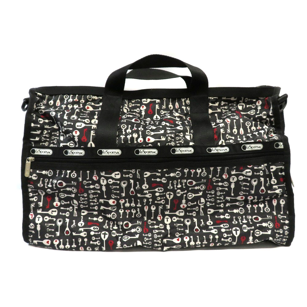 【未使用級✨】レスポートサック　ボストンバッグ　ブラック　大容量　旅行用 質屋かんてい局オンラインショップ / LeSportsac